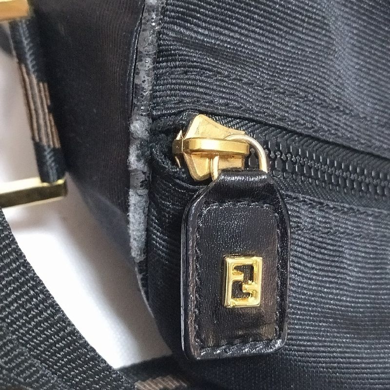 Fendi 2-Way Boston Bag Nylon Logo