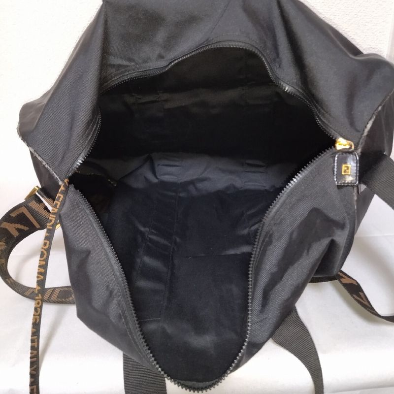 Fendi 2-Way Boston Bag Nylon Logo