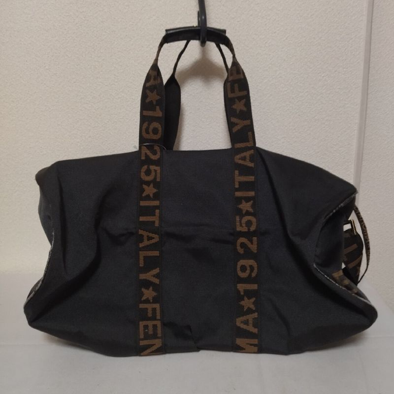 Fendi 2-Way Boston Bag Nylon Logo