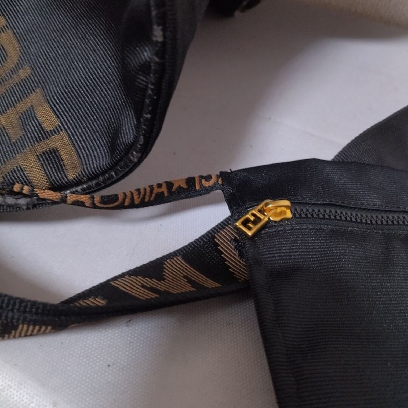Fendi 2-Way Boston Bag Nylon Logo