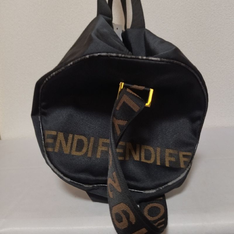 Fendi 2-Way Boston Bag Nylon Logo