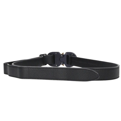 Dior 23-ma-0169 CD Roller Coaster Buckle Leather Belt Men's 120