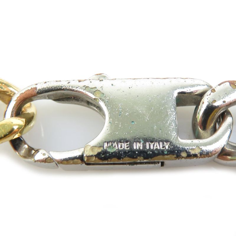 Fendi Chain-Link Gold and Silver Bracelet