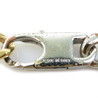 Fendi Chain-Link Gold and Silver Bracelet
