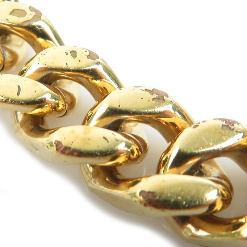 Fendi Chain-Link Gold and Silver Bracelet