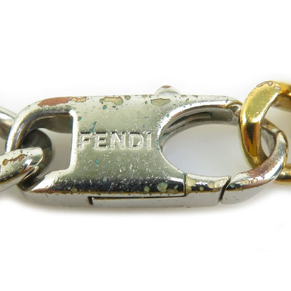 Fendi Chain-Link Gold and Silver Bracelet