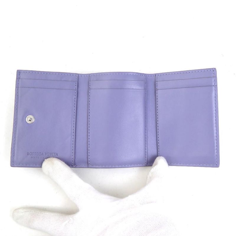 Bottega Veneta Trifold Wallet Intrecciato