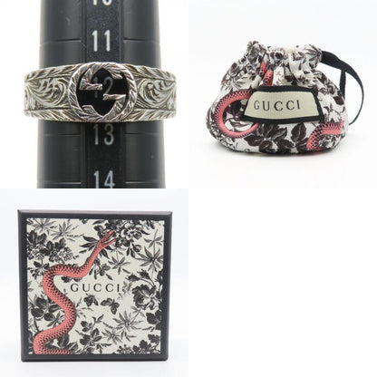Gucci Ring Interlocking Arabesque 13 Silver 925 Approx 5.4 g Silver