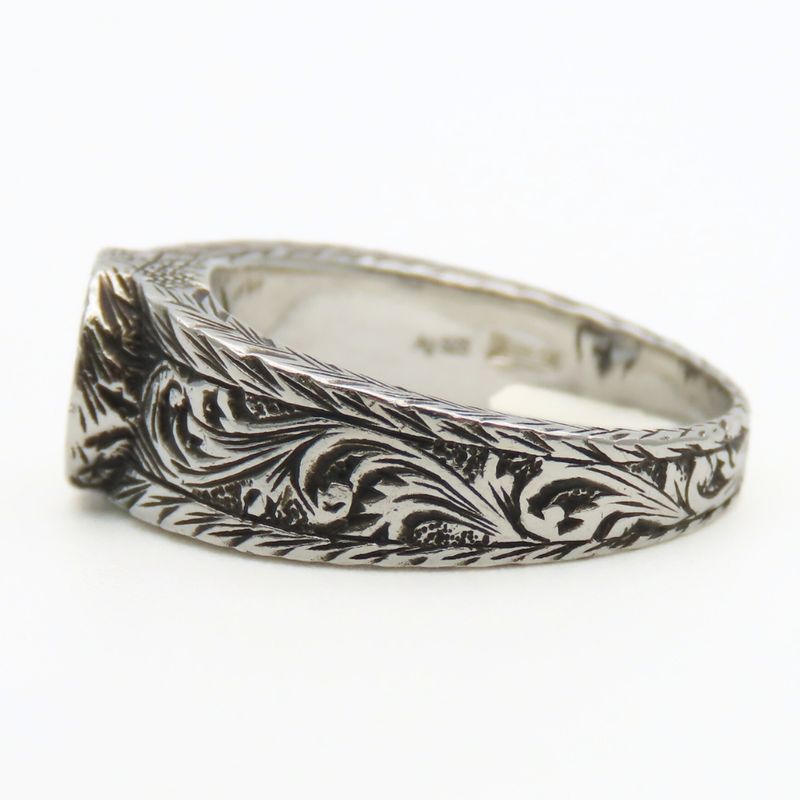 Gucci Ring Interlocking Arabesque 13 Silver 925 Approx 5.4 g Silver