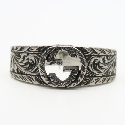 Gucci Ring Interlocking Arabesque 13 Silver 925 Approx 5.4 g Silver