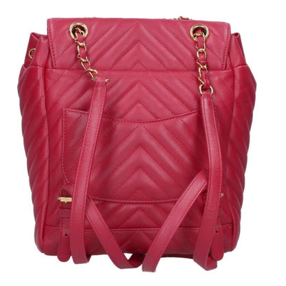 Chanel Chevron Lambskin Backpack