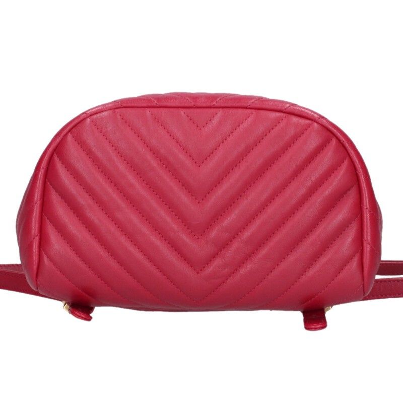 Chanel Chevron Lambskin Backpack