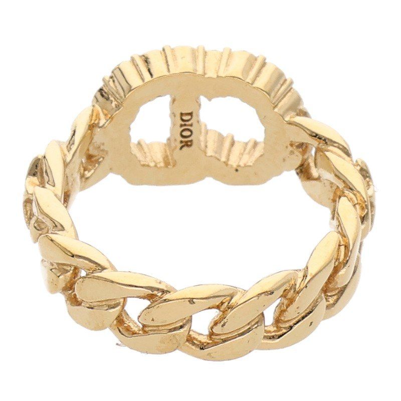 Dior Christian Clair D Lune Cles Rudy Rhinestone Ring