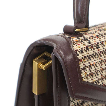 Saint Laurent Paris Baby Cassandra Tweed Shoulder Bag