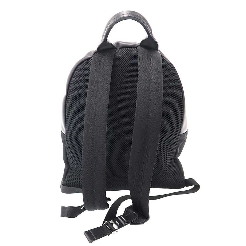 Fendi Monster Bugs Nylon Leather Backpack Black