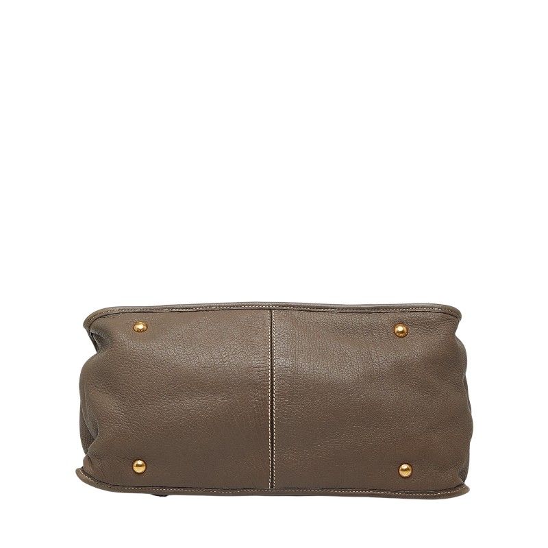 Prada Tote Grey Leather