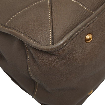 Prada Tote Grey Leather