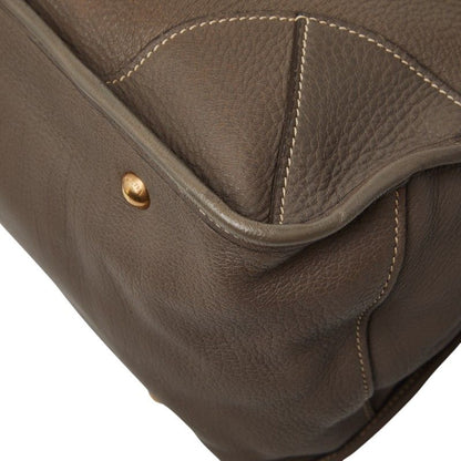 Prada Tote Grey Leather