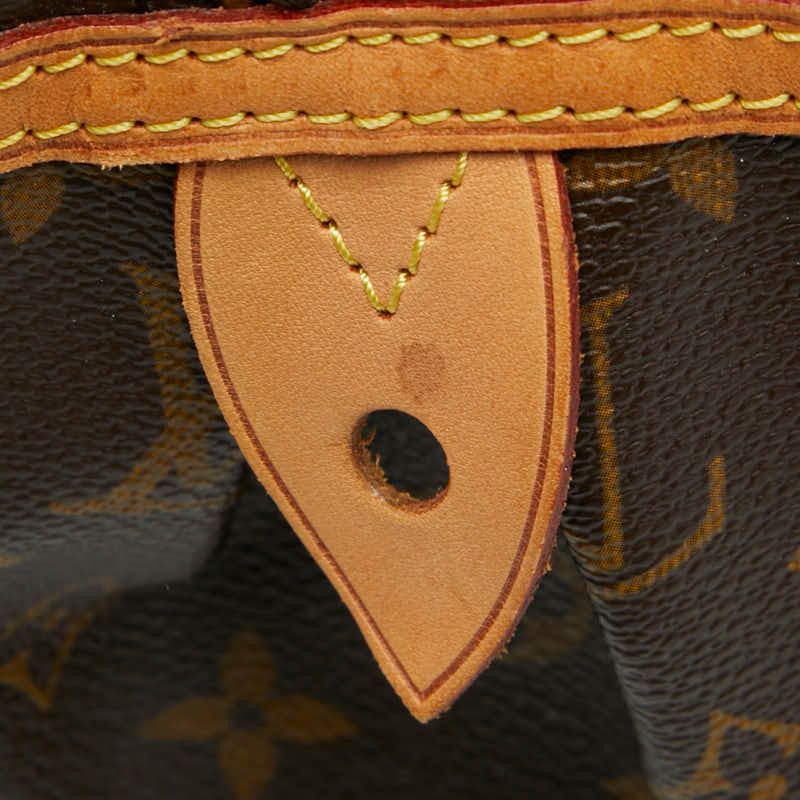 Louis Vuitton Monogram Montorgueil GM Tote Brown Leather