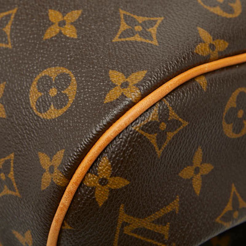 Louis Vuitton Monogram Montorgueil GM Tote Brown Leather