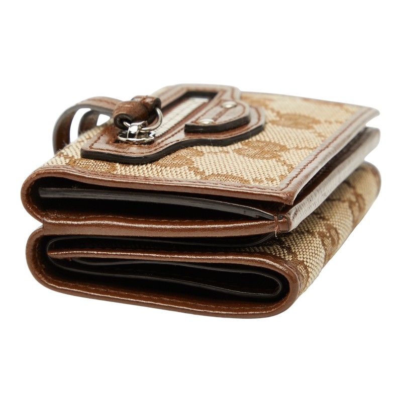 Gucci the Hacker Project GG Canvas Neo Classic Wallet Beige