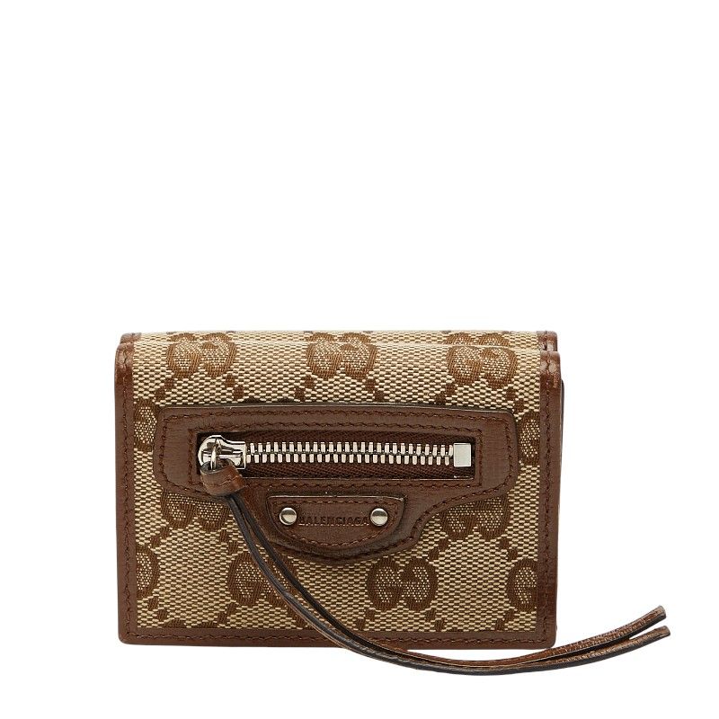 Gucci the Hacker Project GG Canvas Neo Classic Wallet Beige