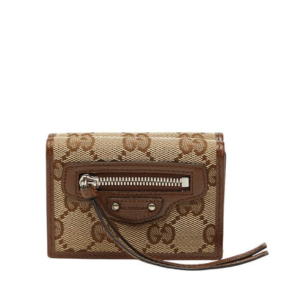 Gucci the Hacker Project GG Canvas Neo Classic Wallet Beige