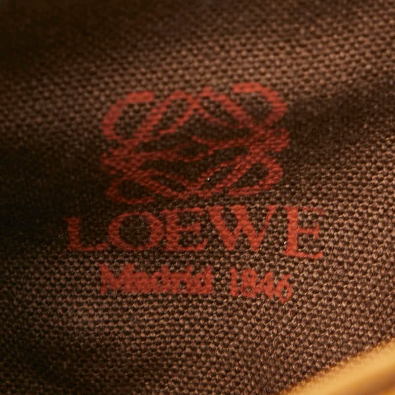 Loewe Anagram Brown Leather