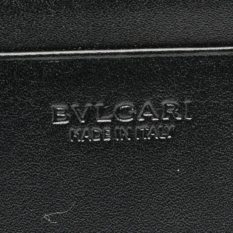 Bvlgari Octo Orange Black Leather