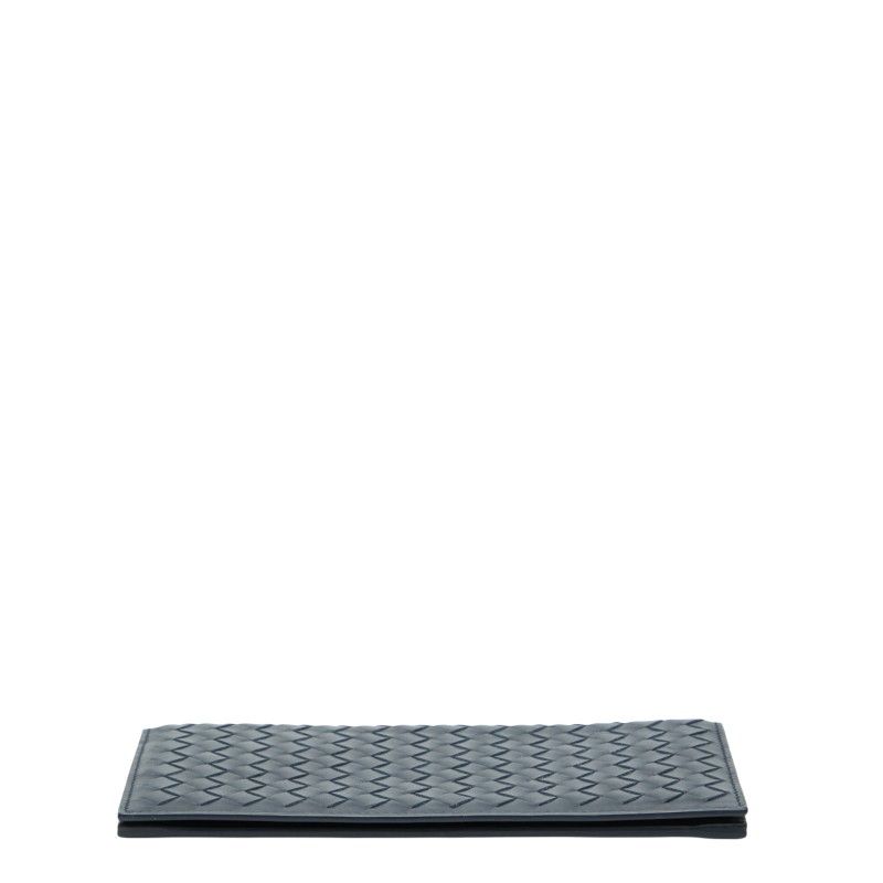 Bottega Veneta Intrecciato Navy Leather