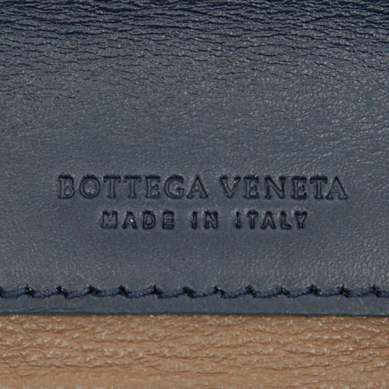 Bottega Veneta Intrecciato Navy Leather