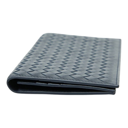 Bottega Veneta Intrecciato Navy Leather
