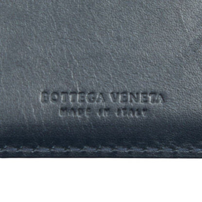 Bottega Veneta Intrecciato Navy Leather