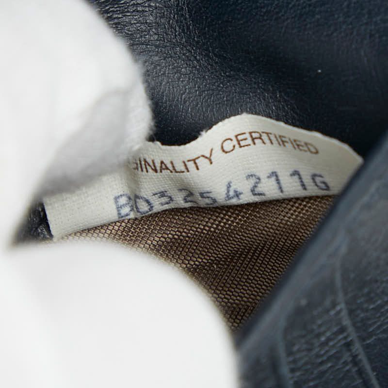 Bottega Veneta Intrecciato Navy Leather