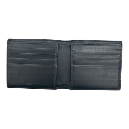 Bottega Veneta Intrecciato Navy Leather