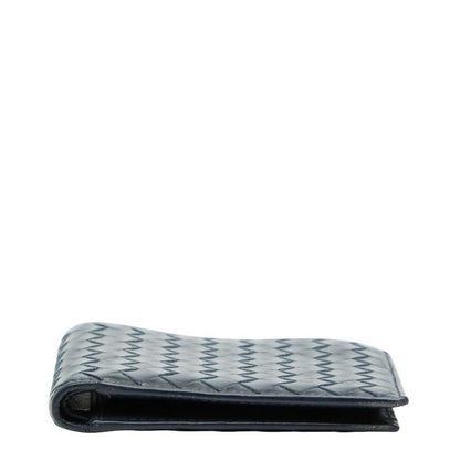 Bottega Veneta Intrecciato Navy Leather