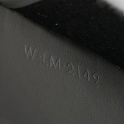 Celine Zip Around Wallet Gray Leather