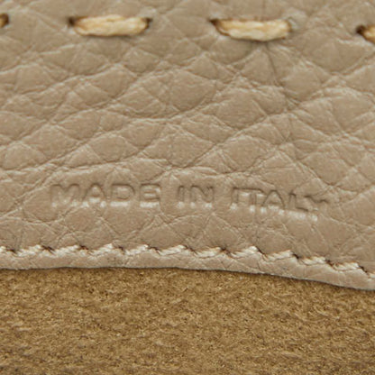 Fendi Selleria Coin Purse Gray Leather