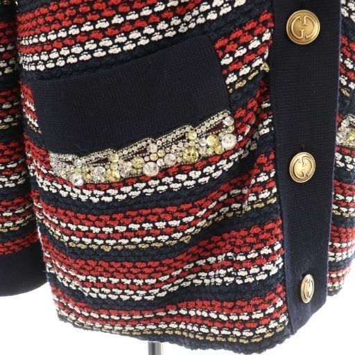 Gucci Twi de Bijuu Knit Jacket M Multicolor DO OS