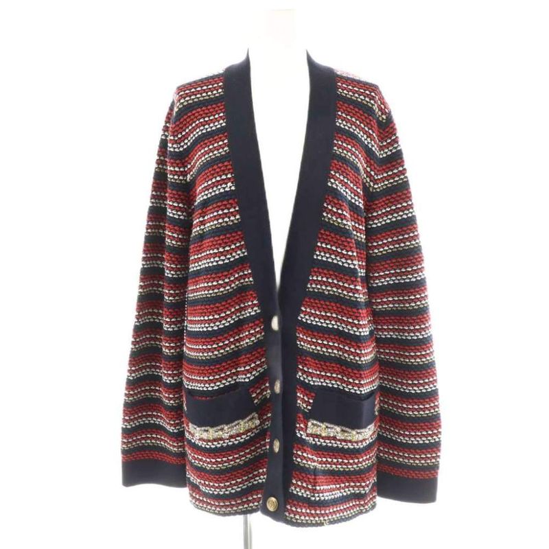 Gucci Twi de Bijuu Knit Jacket M Multicolor DO OS