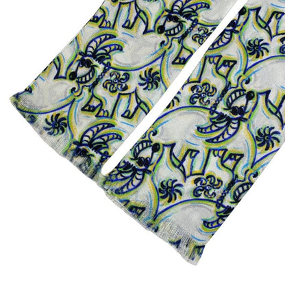 Dior Scarf Twill Scarf Silk Twill White Christian