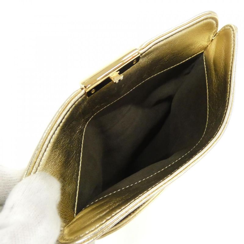 Louis Vuitton Slim Clutch Gold