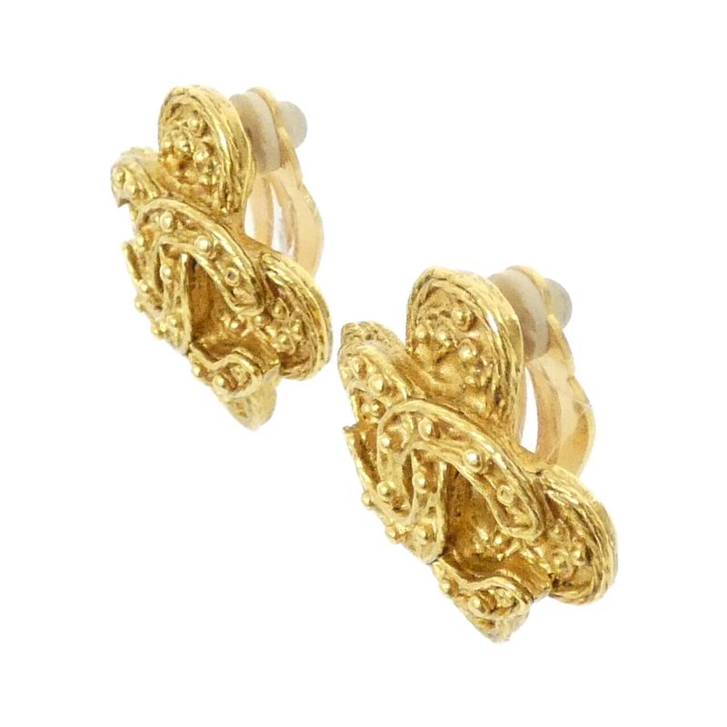 Chanel Vintage Earrings Gold