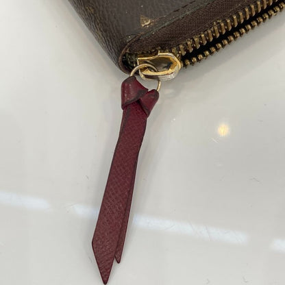Louis Vuitton Monogram Portefeuille Clemence Long Wallet Brown
