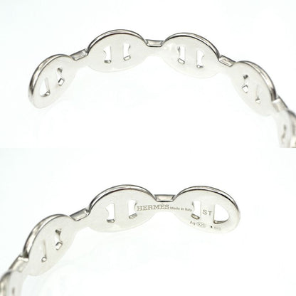 Hermes Chaine D'ancre Bangle Enchainee ST Silver