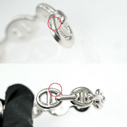 Hermes Chaine D'ancre Bangle Enchainee ST Silver