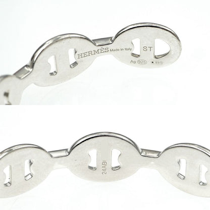 Hermes Chaine D'ancre Bangle Enchainee ST Silver