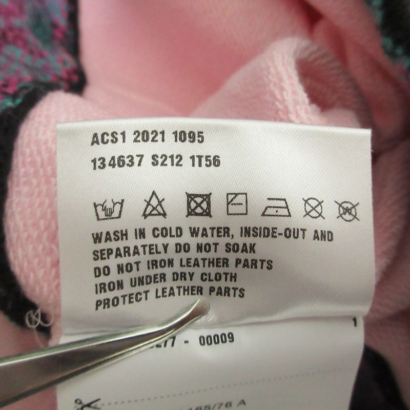 Prada Triangle Logo Cropped Hoodie Pullover Jacket XS Pink