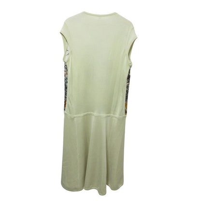 Hermes Cleaned Equateur Twill Rene Long Dress Beige