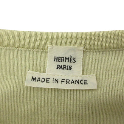 Hermes Cleaned Equateur Twill Rene Long Dress Beige